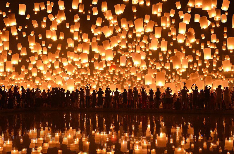 Yi Peng Festival in Thailand